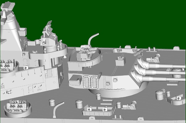 编号：06747 1/700 世界战舰系列 美国“密苏里”号战列舰BB-63