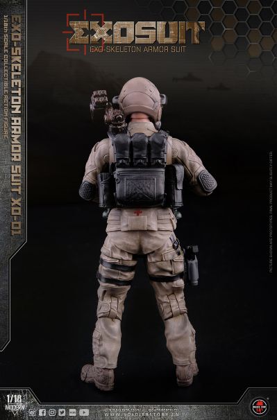 SSE001 EXO 外骨骼装甲服XO-01 可动收藏人偶