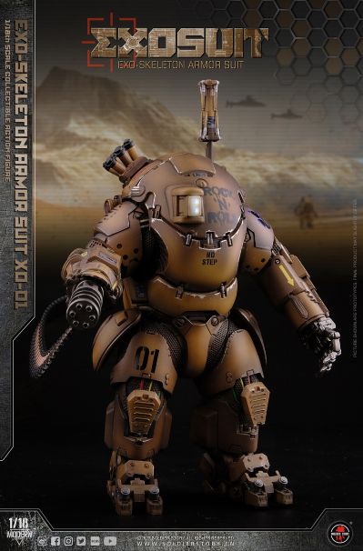 SSE001 EXO 外骨骼装甲服XO-01 可动收藏人偶