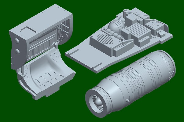 编号:02824 1/48 军用飞机系列 中国歼教-7教练机