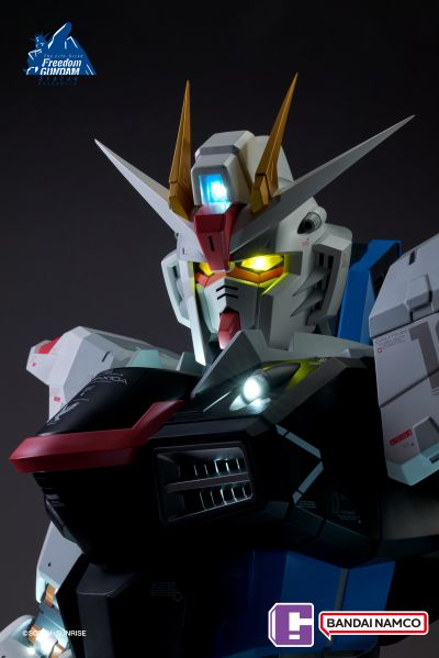 自由高达微缩模型“半身像”