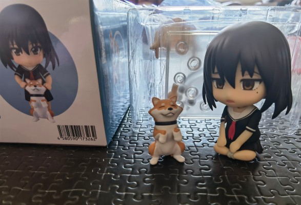 粘土人#2061  世界末日柴犬为伴 主人+小春