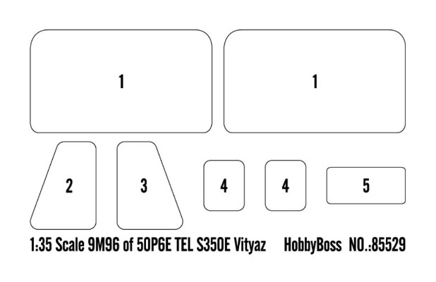 编号:01087 1/35 装甲车辆系列 俄罗斯BAZ-6909卡车96K6式“铠甲”-S1防空系统