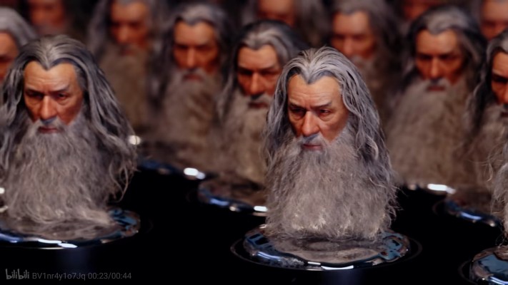 指环王 甘道夫（灰袍） 收藏级可动人偶