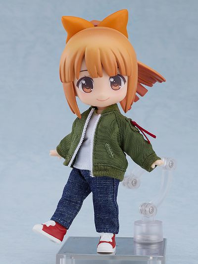 粘土娃 特别服装套组 外套 与 围裙穿搭（黑色/卡其绿/米色）