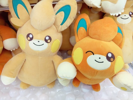 宝可梦毛绒玩偶 脸型靠垫 布拨