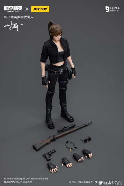 LEVEL9 和平精英数字代言人 吉莉 1/12可动人偶
