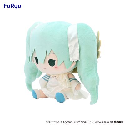 大家的抽赏 初音未来 Memorial Collection  A奖 坐姿毛绒玩偶 初音未来 光明款