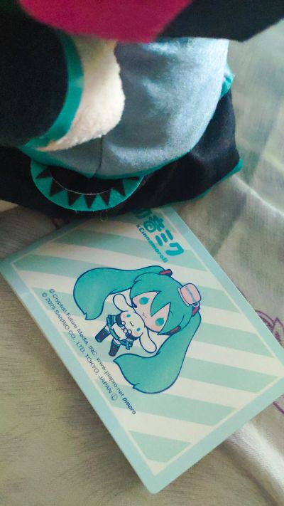 初音未来×大耳狗 M尺寸玩偶 初音未来