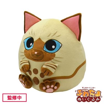 怪物猎人系列 绵蛋布偶  艾露猫款