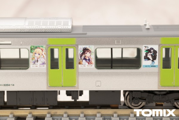 创彩少女庭园 结城圆 冬装 夜莺色 与 先头车博物馆 E235系 山手线 创彩少女庭园电车 套装