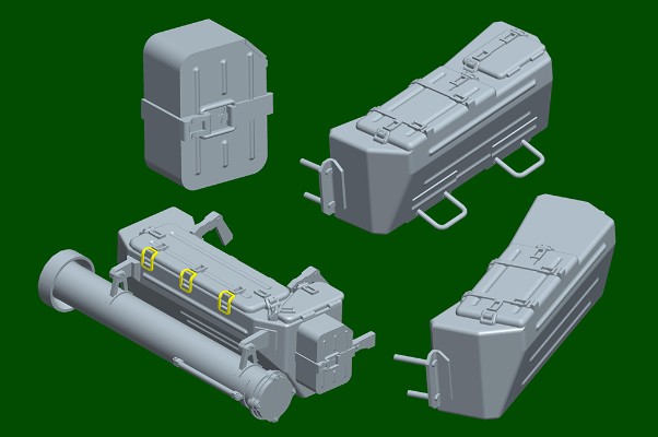 编号:09602 1/35 装甲车辆系列 苏联T-72乌拉尔挂“接触1”型装甲