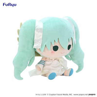 大家的抽赏 初音未来 Memorial Collection  A奖 坐姿毛绒玩偶 初音未来 光明款