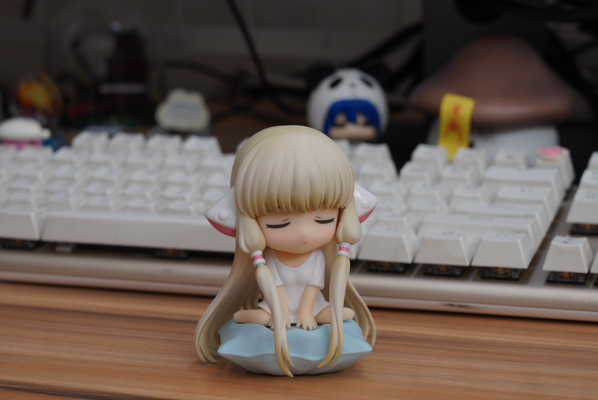 粘土人#2053 人形电脑天使心 小叽