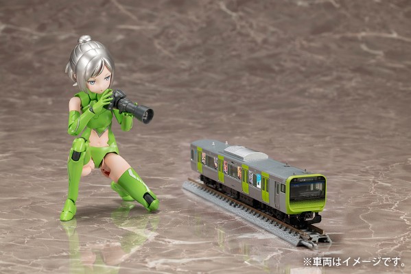 女神装置 SOL黄蜂 CRAFTMANSHIP配色 与 先头车博物馆 E235系 山手线 电车 套装