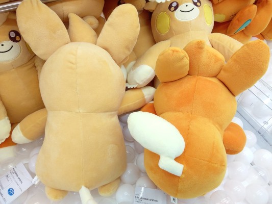 宝可梦毛绒玩偶 脸型靠垫 布拨