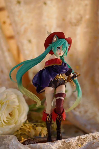 童话仙境 初音未来  穿靴子的猫