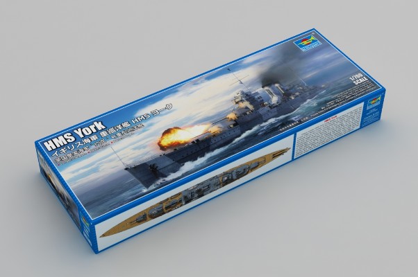编号：06745 1/700 世界战舰系列 英国皇家海军“约克”号重型巡洋舰