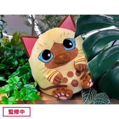 怪物猎人系列 绵蛋布偶  艾露猫款