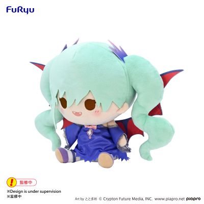 大家的抽赏 初音未来 Memorial Collection  B奖 坐姿毛绒玩偶 初音未来 黑暗款