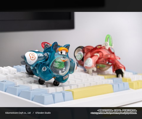 LUNCH BOX 小浣熊电车拼装模型 熊丸 石榴红