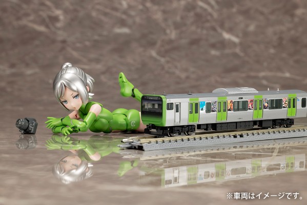 女神装置 SOL黄蜂 CRAFTMANSHIP配色 与 先头车博物馆 E235系 山手线 电车 套装