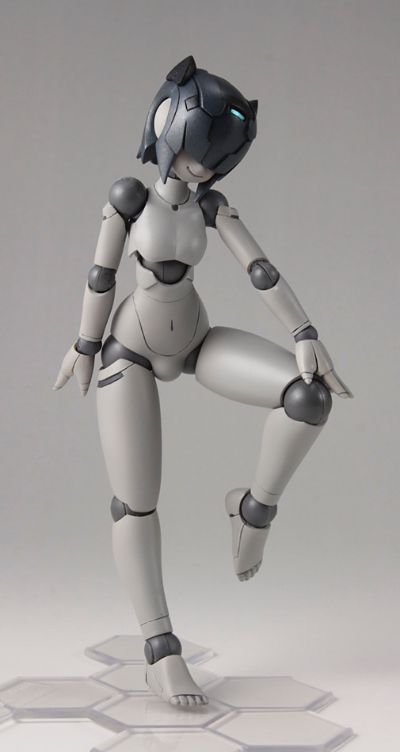 机械新人类 MMM素体 沙姆洛克 浅灰色 升级版