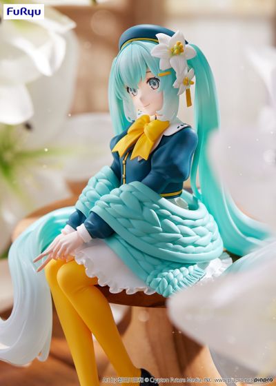 压泡面 初音未来 花仙子 百合花
