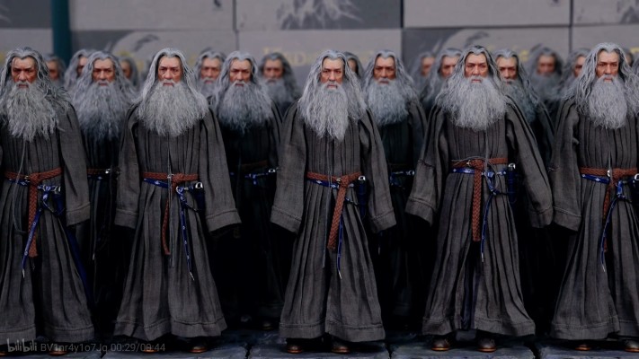 指环王 甘道夫（灰袍） 收藏级可动人偶