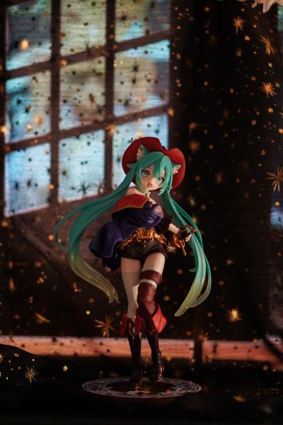 童话仙境 初音未来  穿靴子的猫