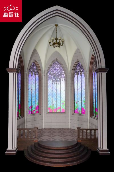 教堂 模型场景