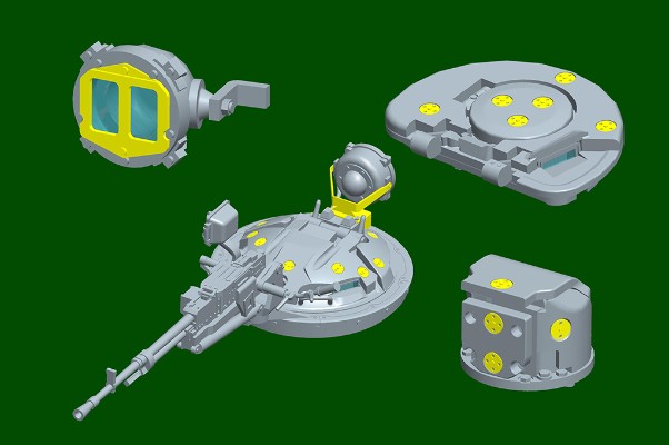 编号:09602 1/35 装甲车辆系列 苏联T-72乌拉尔挂“接触1”型装甲