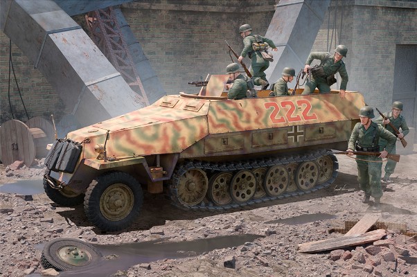 编号:00942 1/35 装甲车辆系列 Sd.Kfz 251 D型半履带输送车
