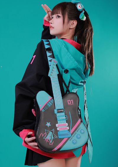 初音未來 吉他斜挎包