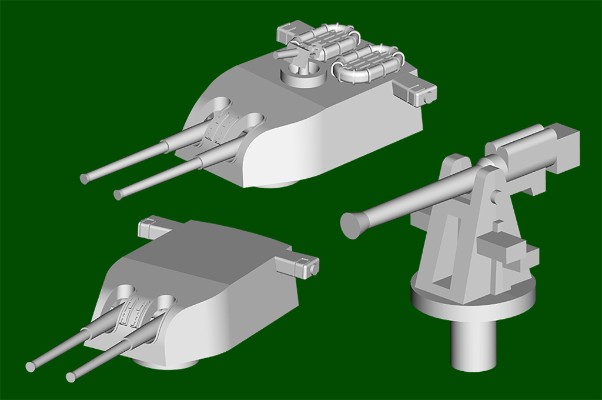 编号：06745 1/700 世界战舰系列 英国皇家海军“约克”号重型巡洋舰