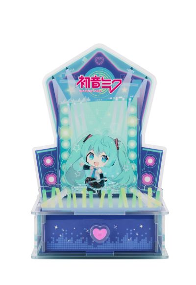 初音未来 粘土人DIY拼装场景收纳盒 演唱会