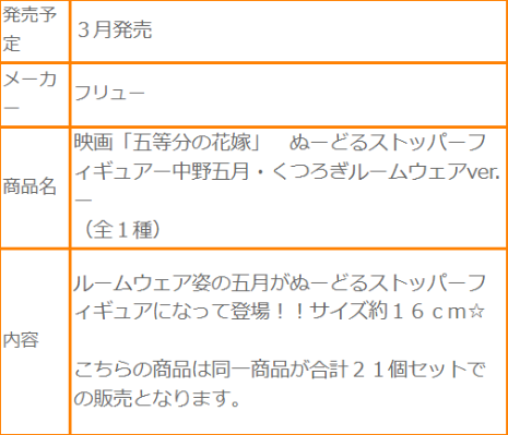 压泡面 电影 五等分的新娘 中野五月 休闲居家服