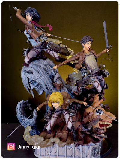 UPMAOT-01 进击的巨人 艾伦、三笠、阿尔敏