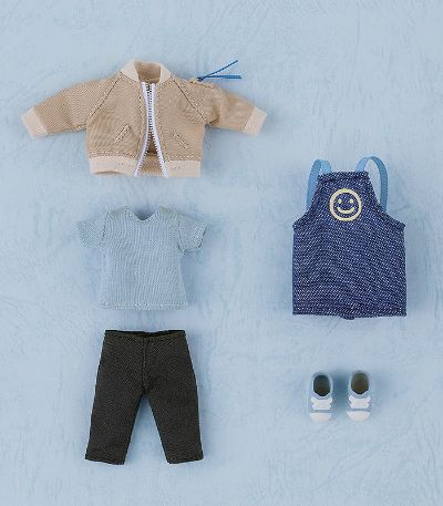 粘土娃 特别服装套组 外套 与 围裙穿搭（黑色/卡其绿/米色）