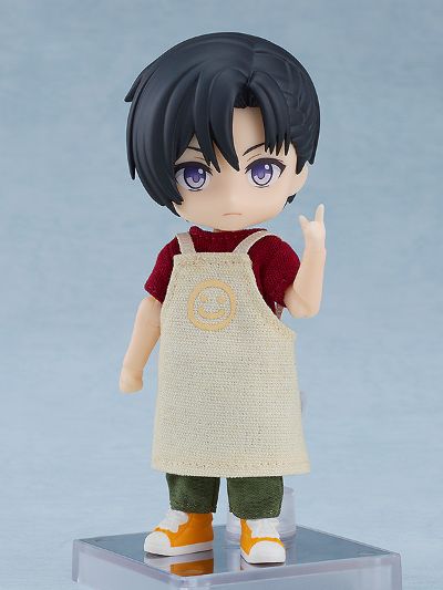 粘土娃 特别服装套组 外套 与 围裙穿搭（黑色/卡其绿/米色）