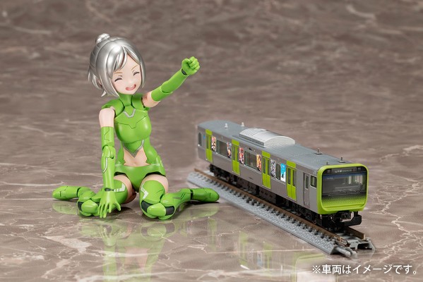 女神装置 SOL黄蜂 CRAFTMANSHIP配色 与 先头车博物馆 E235系 山手线 电车 套装