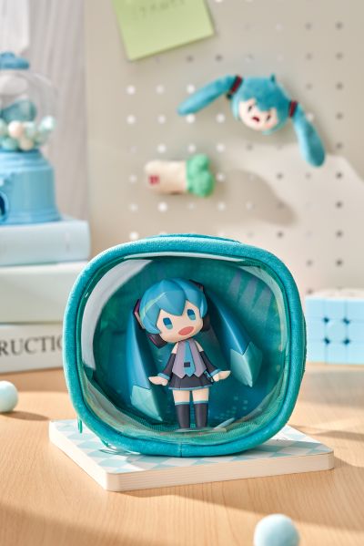 初音未来 粘土人收纳随身痛包