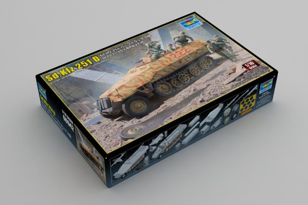 编号:00942 1/35 装甲车辆系列 Sd.Kfz 251 D型半履带输送车