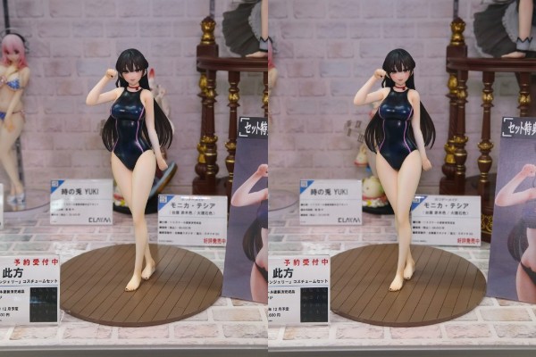 被不认识的女高生监禁的漫画家 此方 竞技泳衣 与 猫内衣 服装套装