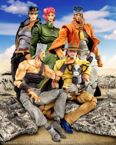 超像可动 JOJO的奇妙冒险 第三部 星尘斗士 乔瑟夫・乔斯达 与 伊奇