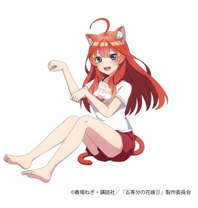 Desktop Cute 五等分的新娘∬  中野五月 ~新绘制猫咪居家服~