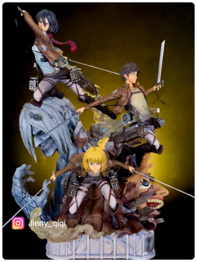 UPMAOT-01 进击的巨人 艾伦、三笠、阿尔敏