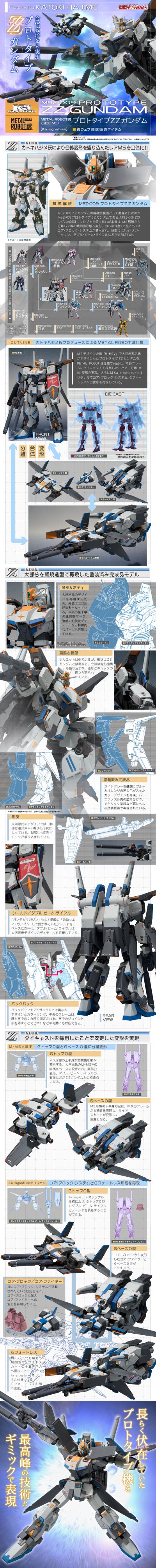 METAL ROBOT魂（Ka版）＜SIDE MS＞ 试作型ZZ高达