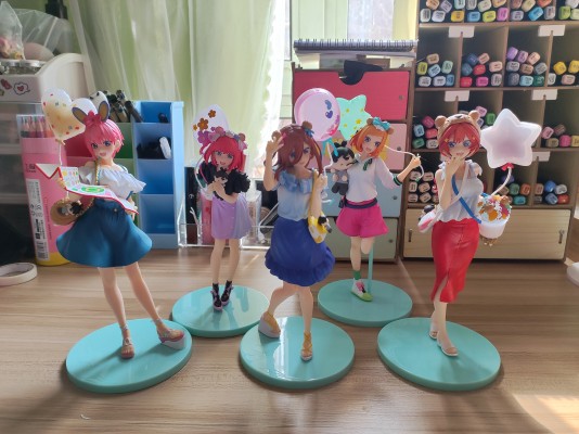 一番赏 五等分的新娘∬ ～完美假期～ C奖 中野三玖 游乐园造型