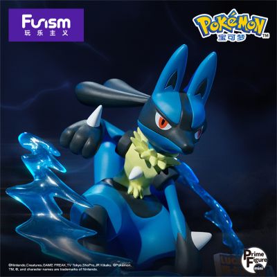 宝可梦小尺寸手办 路卡利欧